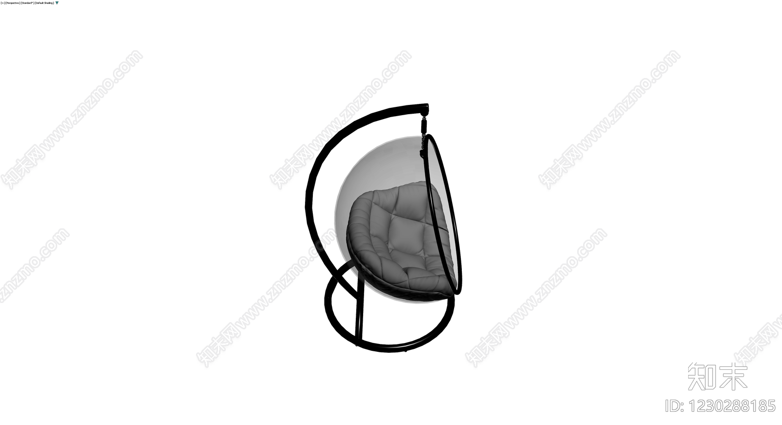 悬挂式蛋形吊椅3D模型下载【ID:1230288185】
