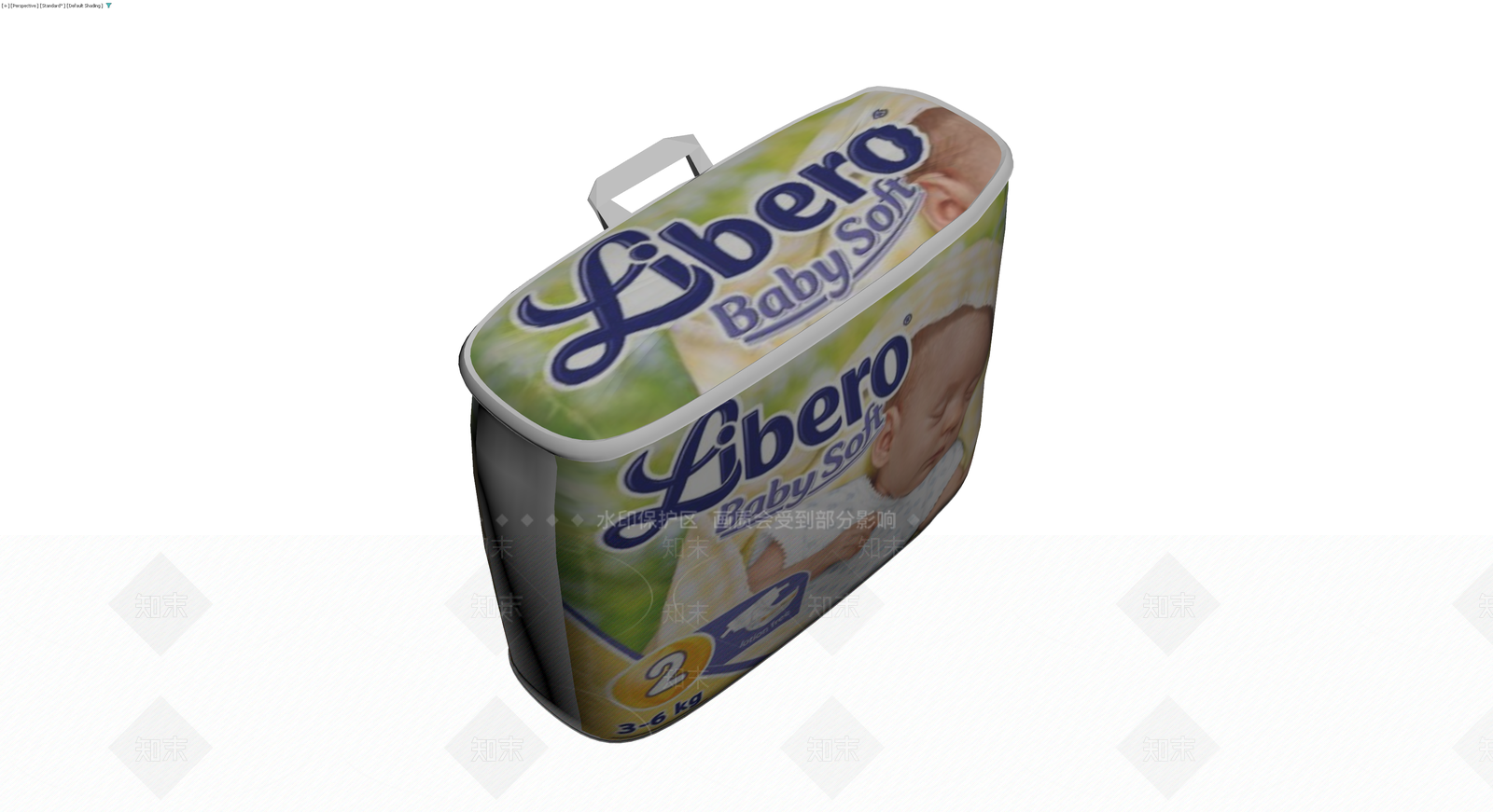 Libero纸尿裤包装模型3D模型下载【ID:1229690281】