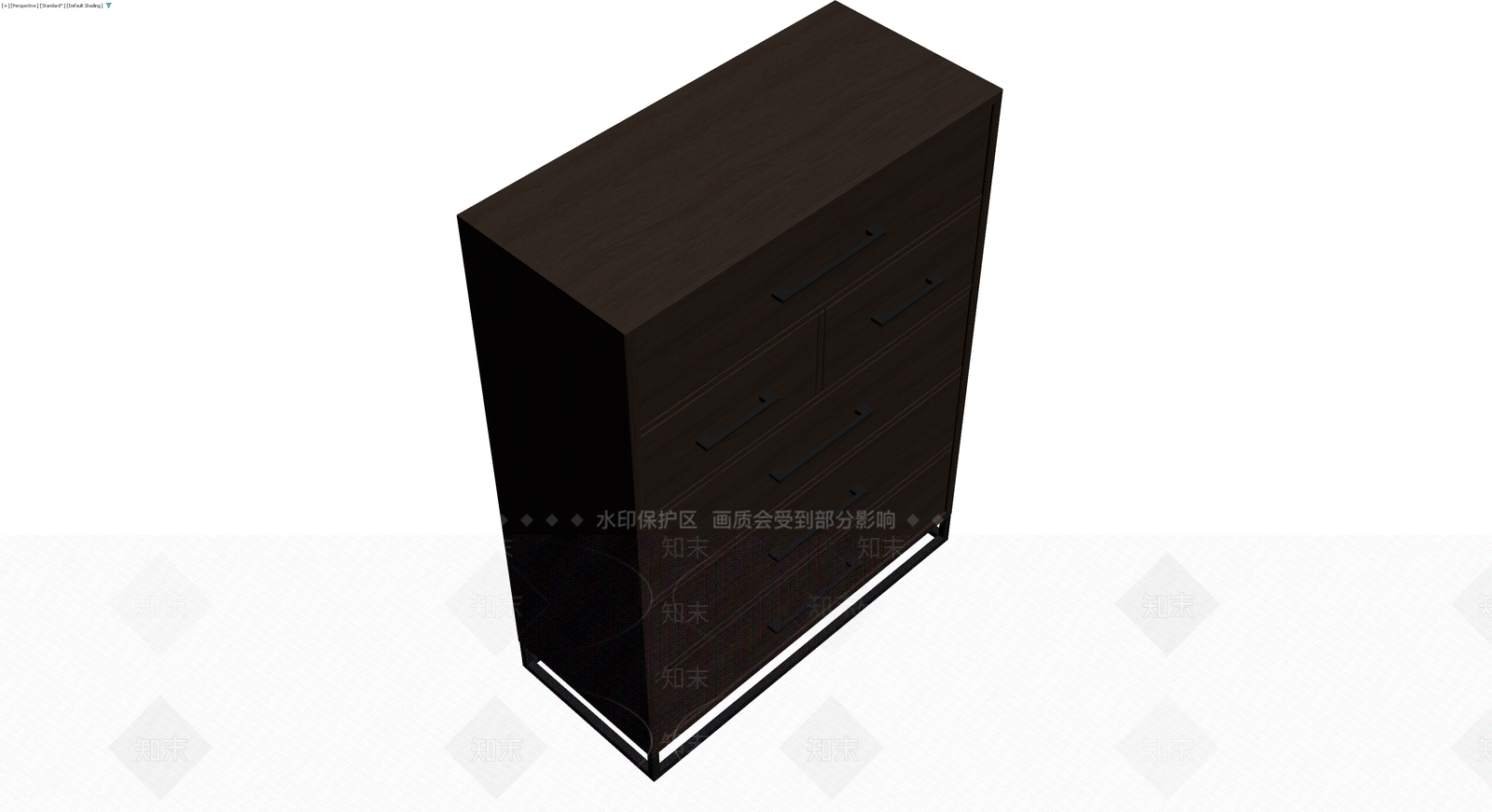 深木色多斗柜3D模型下载【ID:1229882903】