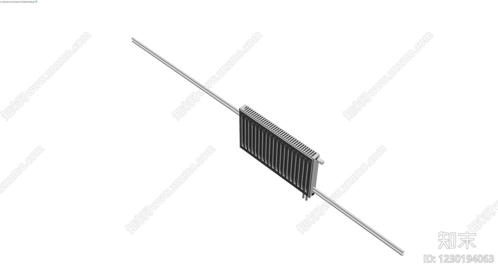 双管散热片暖气片3D模型下载【ID:1230194063】