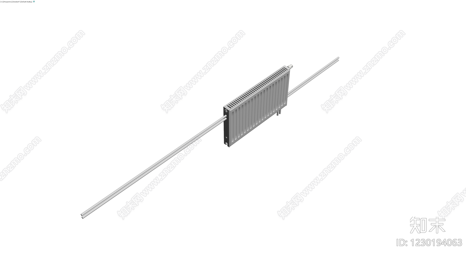 双管散热片暖气片3D模型下载【ID:1230194063】