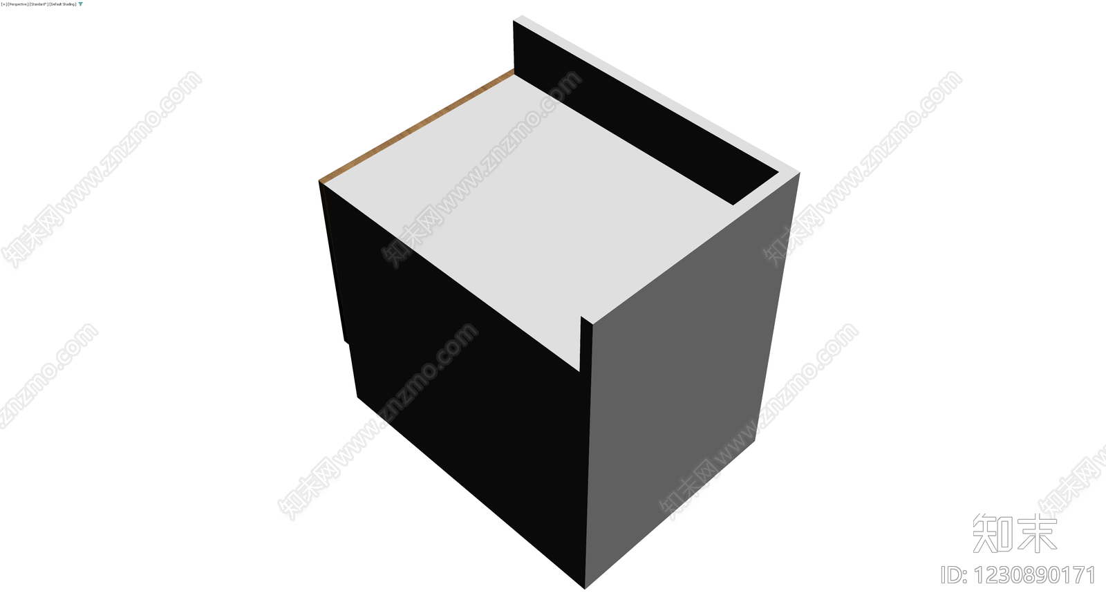 木质储物柜3D模型下载【ID:1230890171】