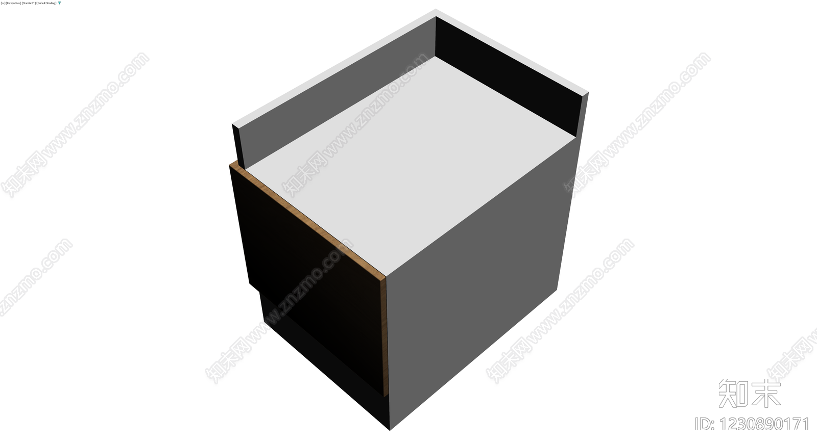 木质储物柜3D模型下载【ID:1230890171】