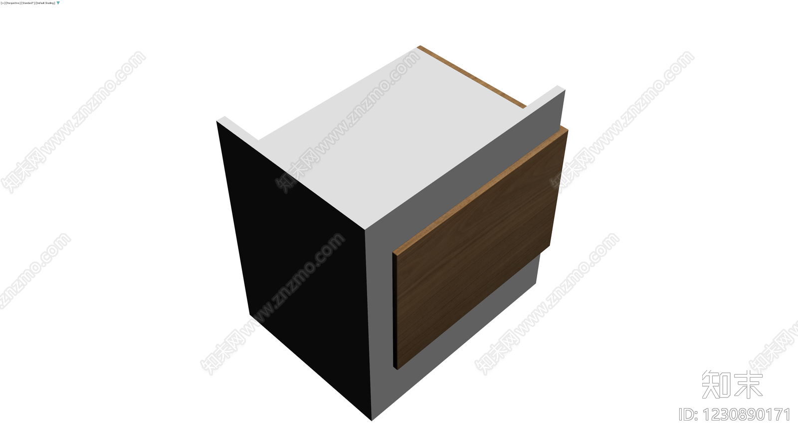 木质储物柜3D模型下载【ID:1230890171】