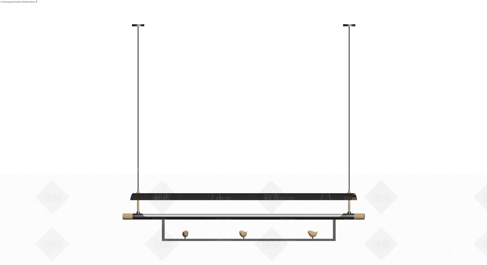 现代风格吊灯模型3D模型下载【ID:1230146531】