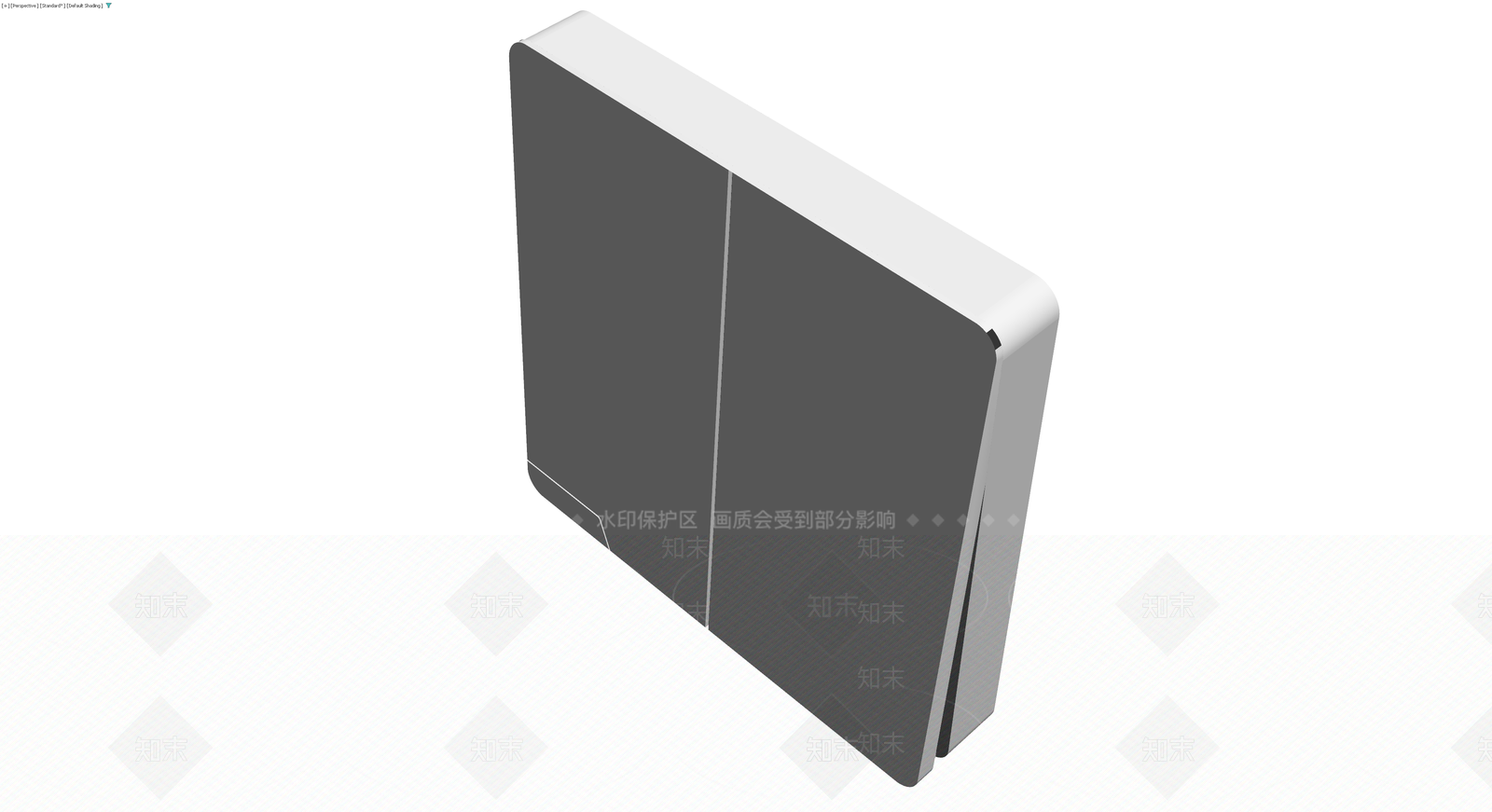 西门子双联开关面板3D模型下载【ID:1229672772】