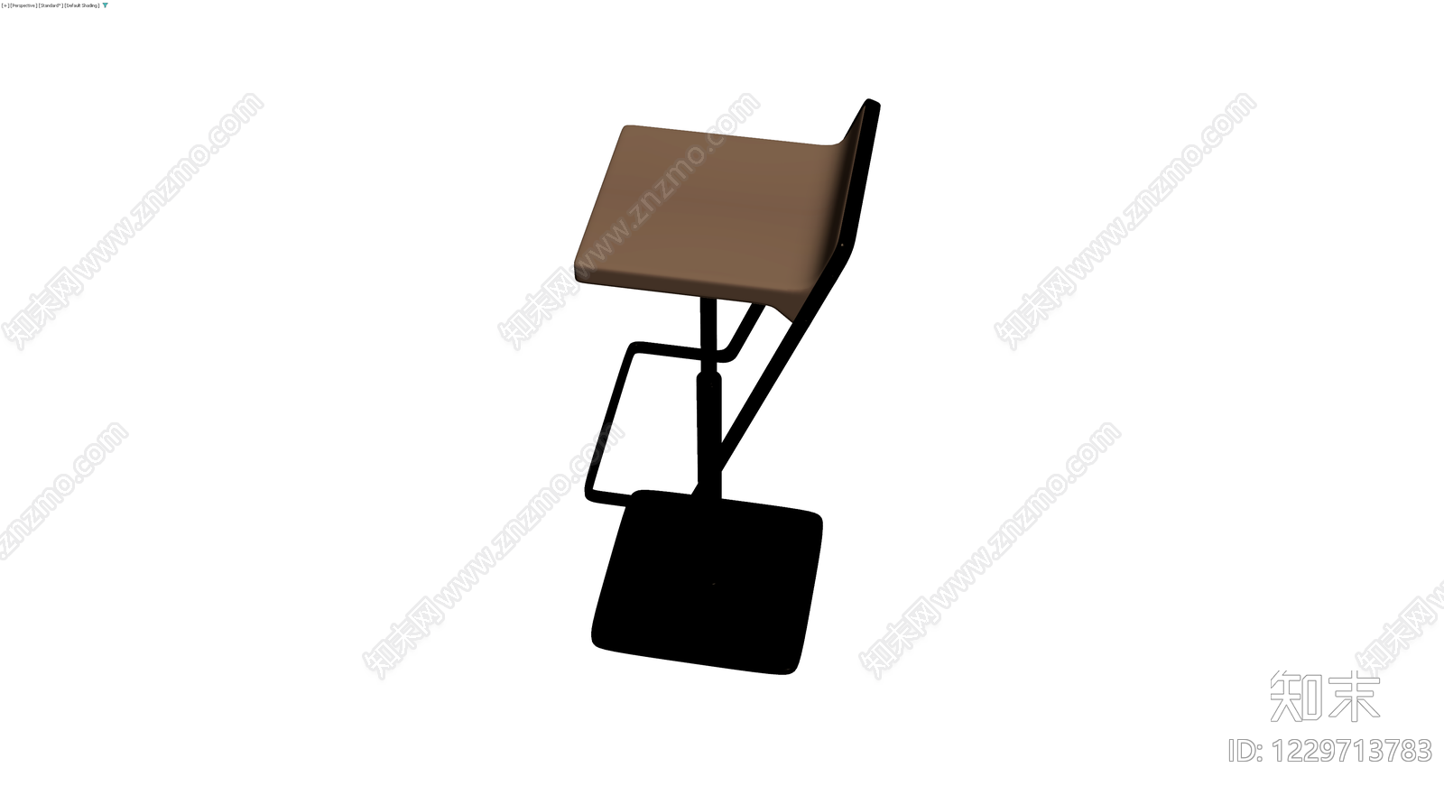 现代高脚吧台椅3D模型下载【ID:1229713783】