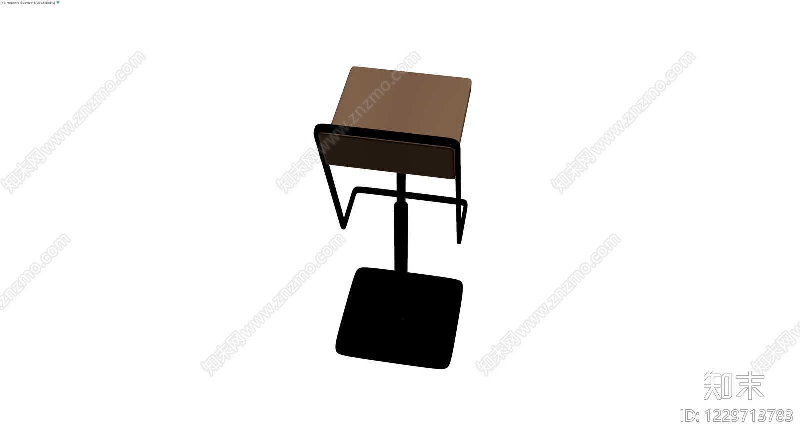 现代高脚吧台椅3D模型下载【ID:1229713783】