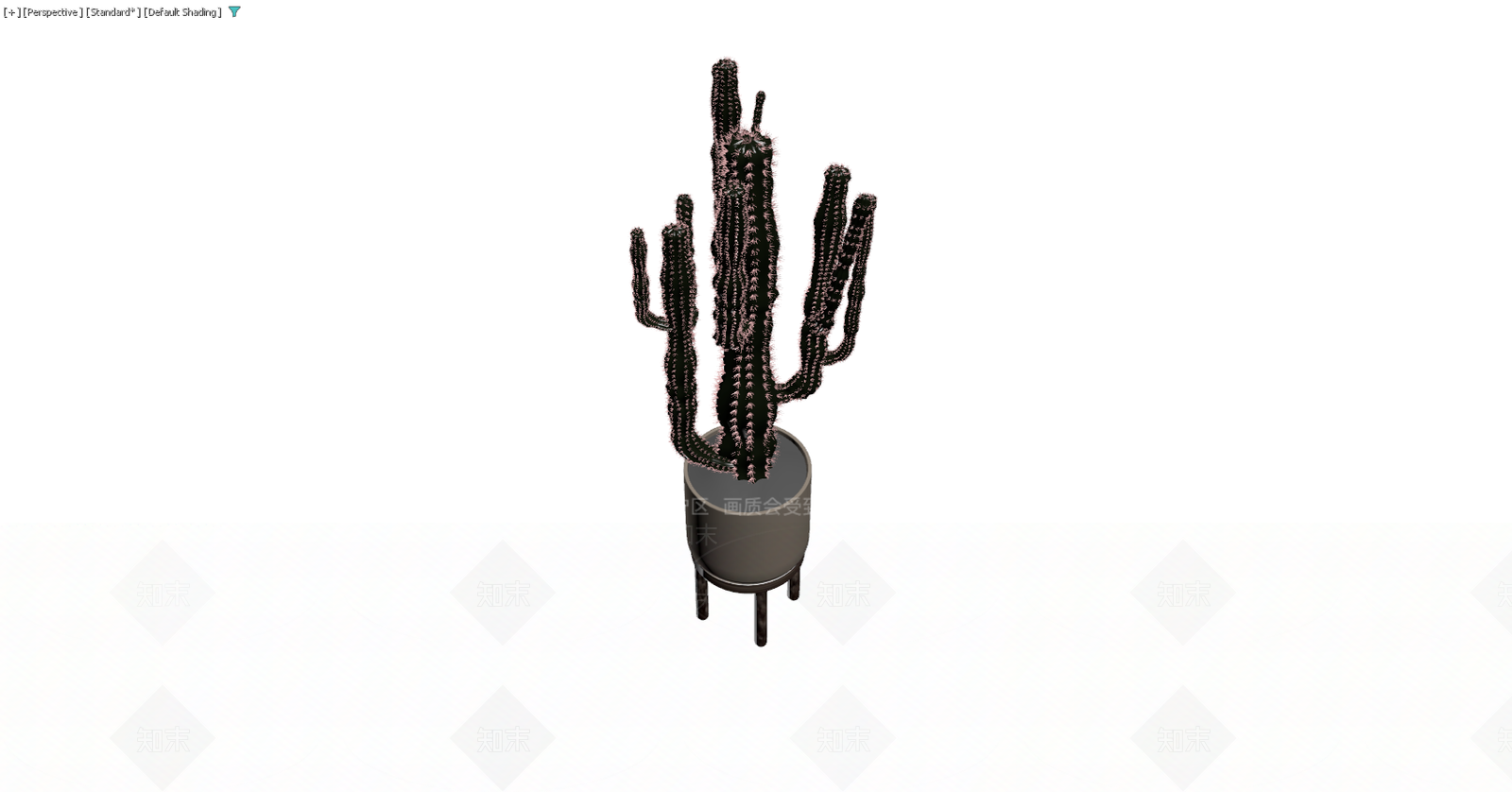 盆栽仙人掌植物模型3D模型下载【ID:1229591452】