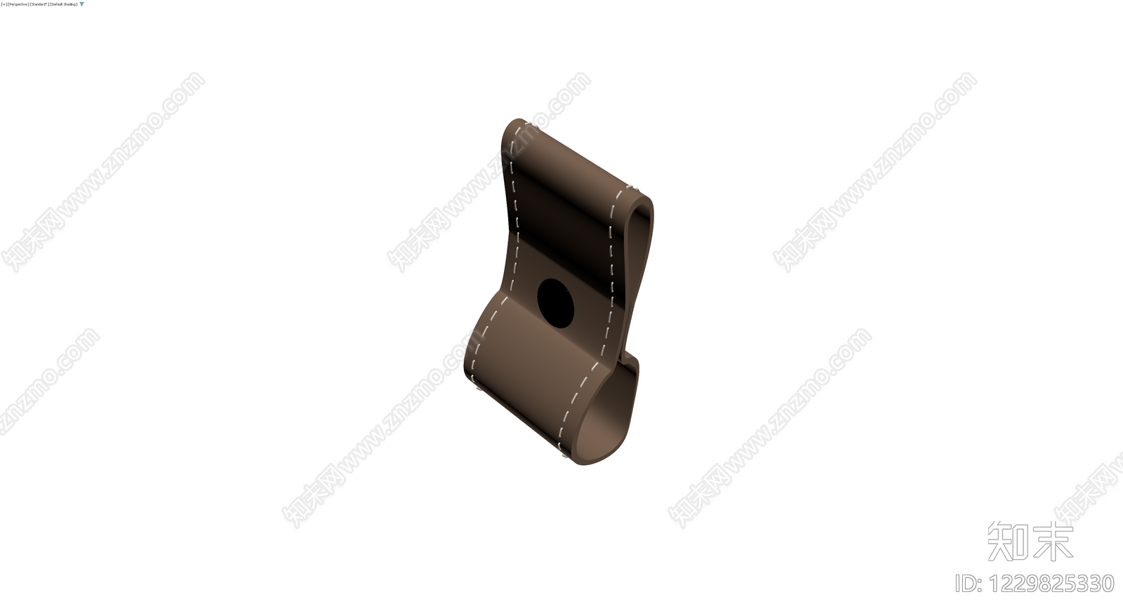 棕色皮革收纳挂袋3D模型下载【ID:1229825330】
