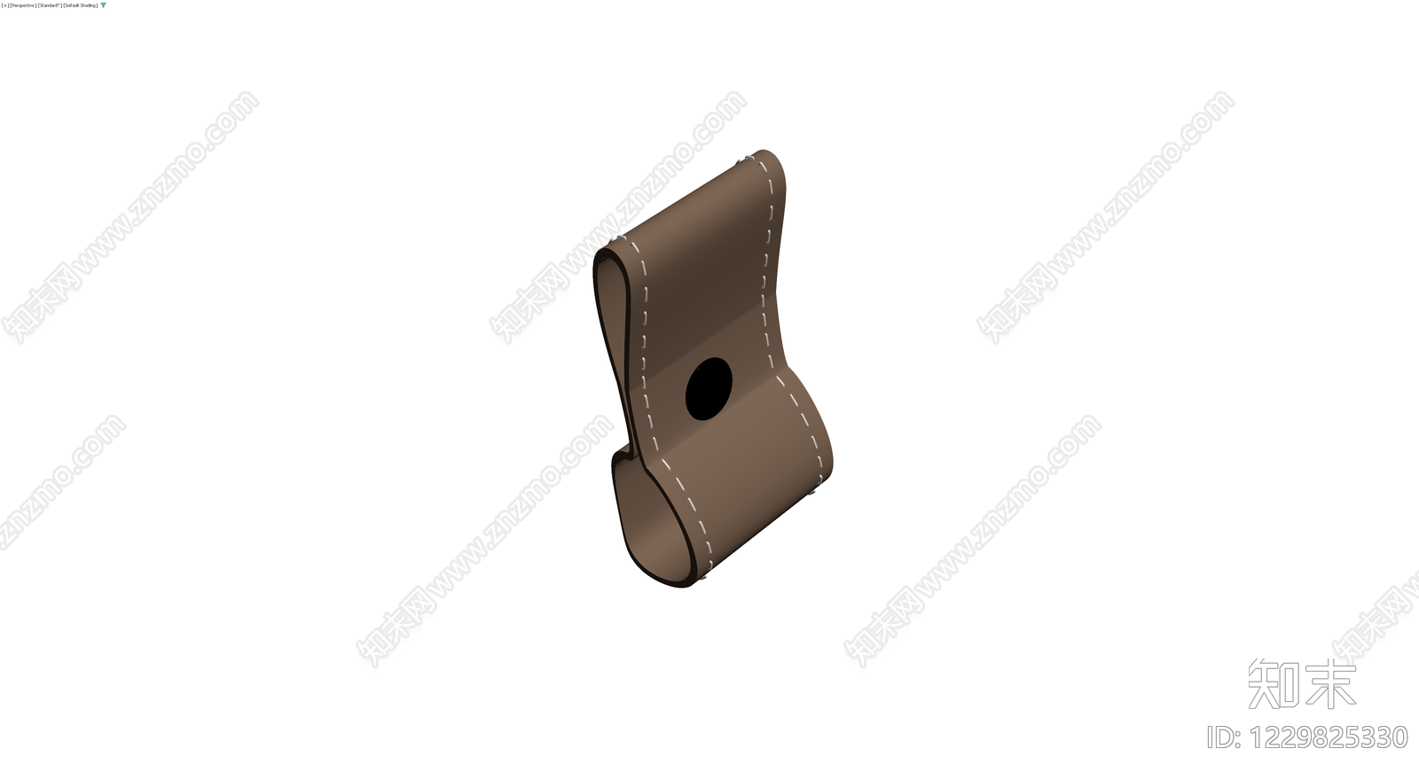 棕色皮革收纳挂袋3D模型下载【ID:1229825330】
