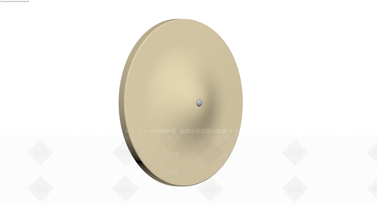 米色圆形软包靠垫3D模型下载【ID:1230642615】