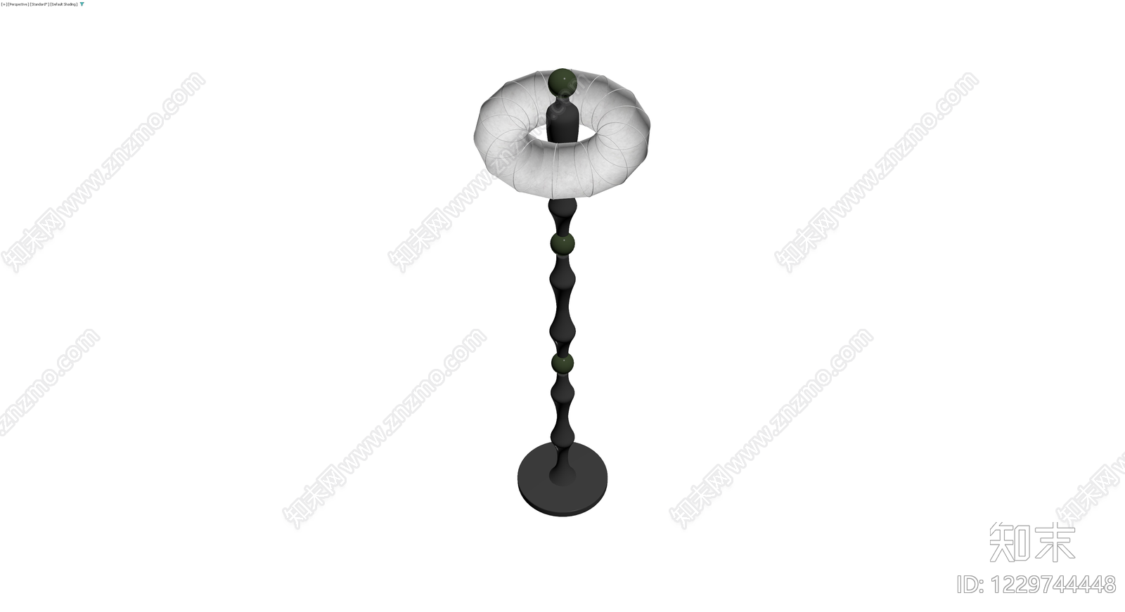 装饰性落地灯/雕塑3D模型下载【ID:1229744448】
