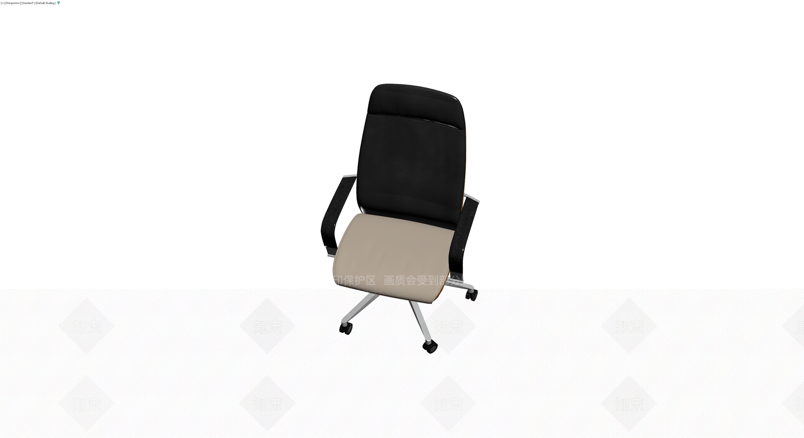 现代办公转椅3D模型下载【ID:1230136711】