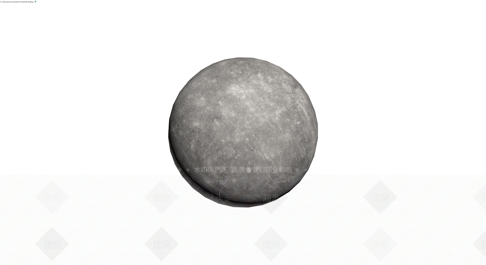 水星行星灰模3D模型下载【ID:1230155639】