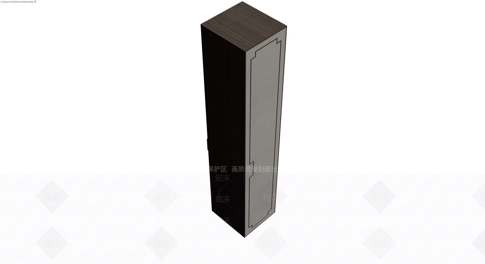 深色木纹储物柜3D模型下载【ID:1230021028】