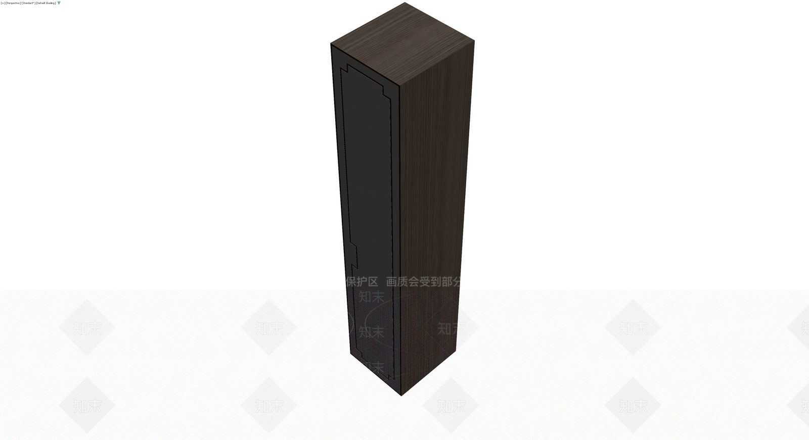 深色木纹储物柜3D模型下载【ID:1230021028】