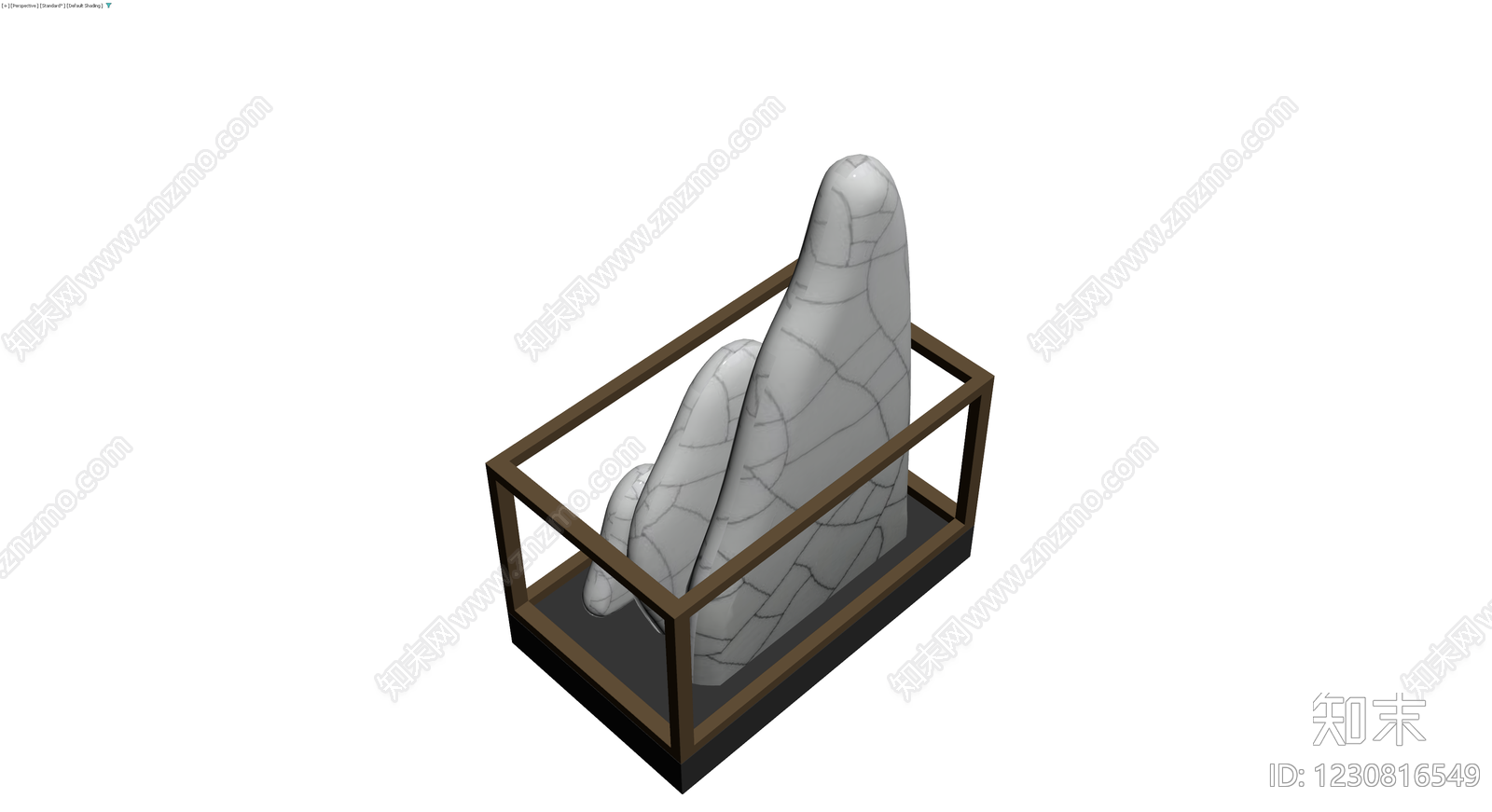 展示柜内景摆件3D模型下载【ID:1230816549】
