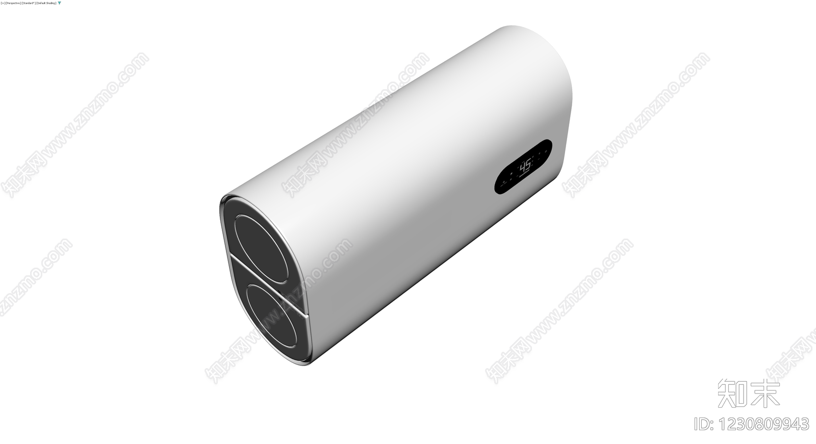 双胆电热水器3D模型下载【ID:1230809943】