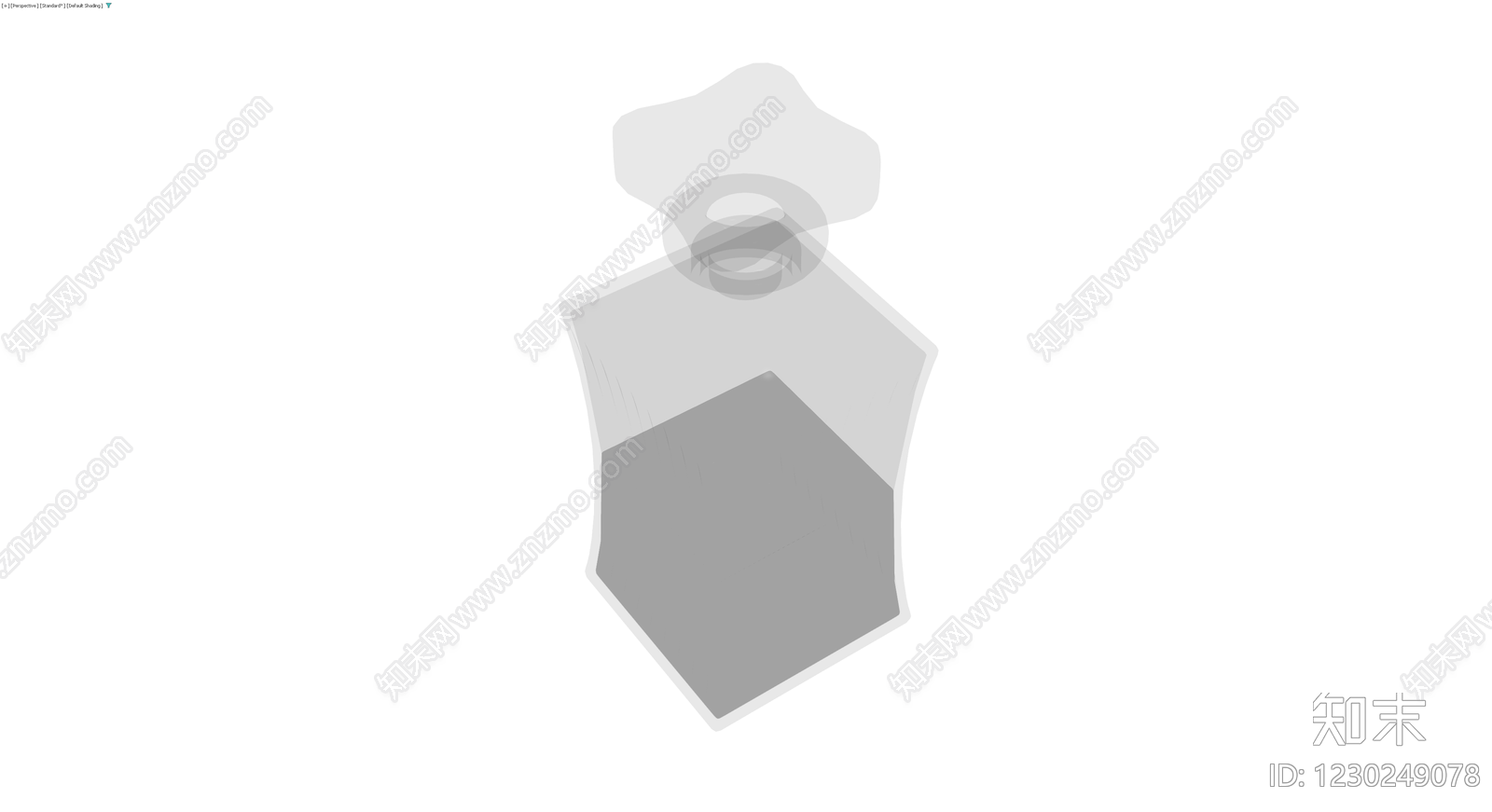 极简风格香水瓶3D模型下载【ID:1230249078】