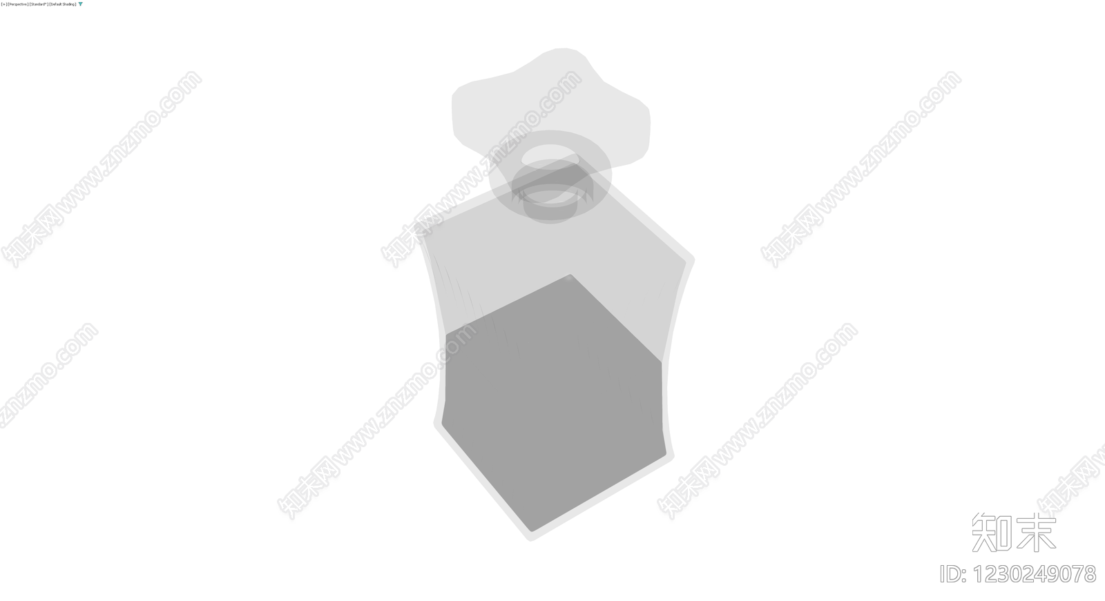 极简风格香水瓶3D模型下载【ID:1230249078】