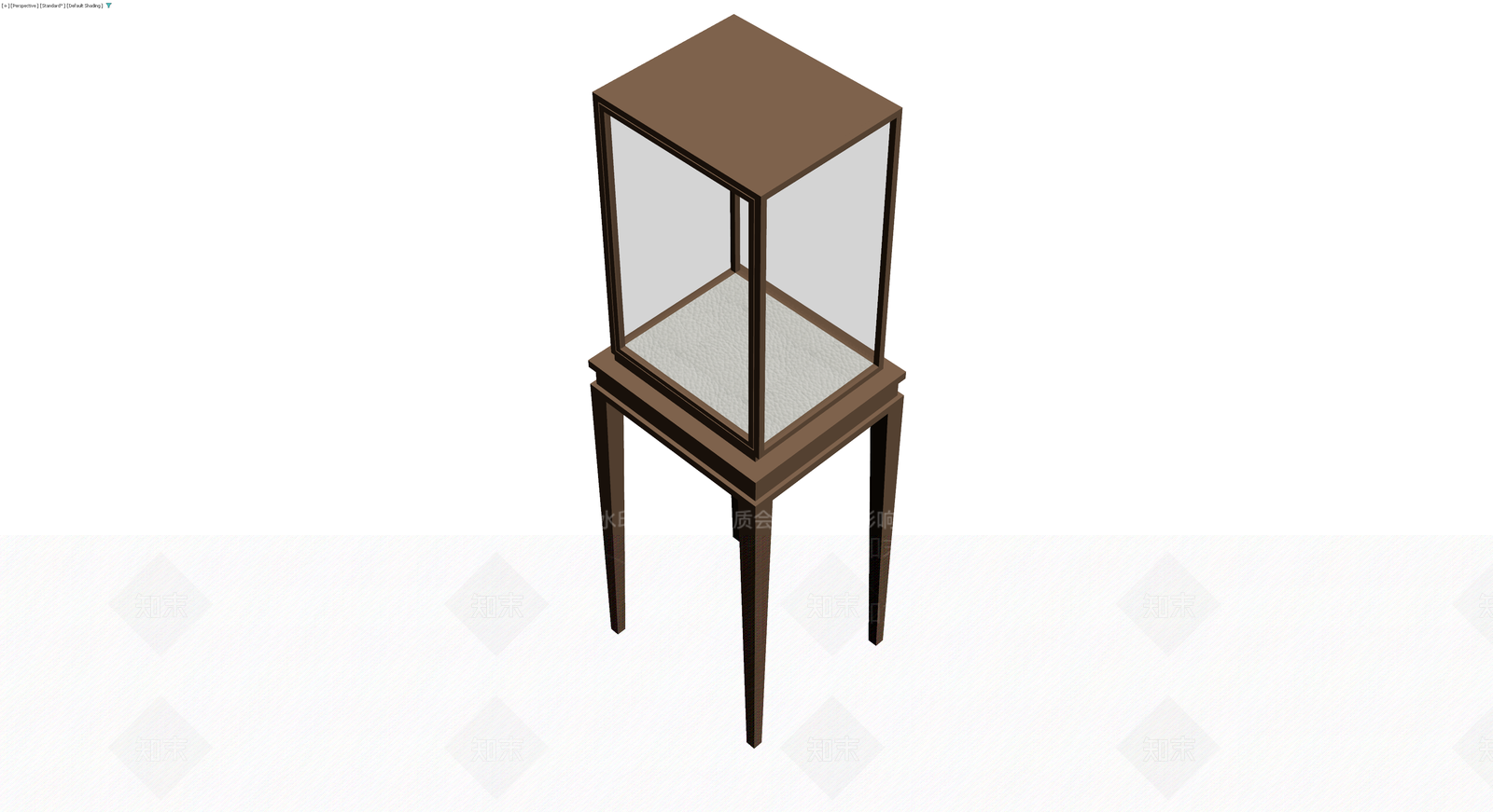 木质玻璃展示柜3D模型下载【ID:1229883448】
