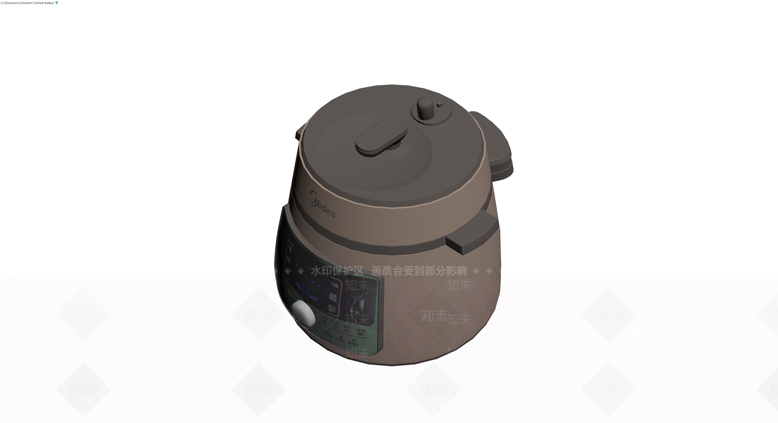 美的电压力锅模型3D模型下载【ID:1230415914】