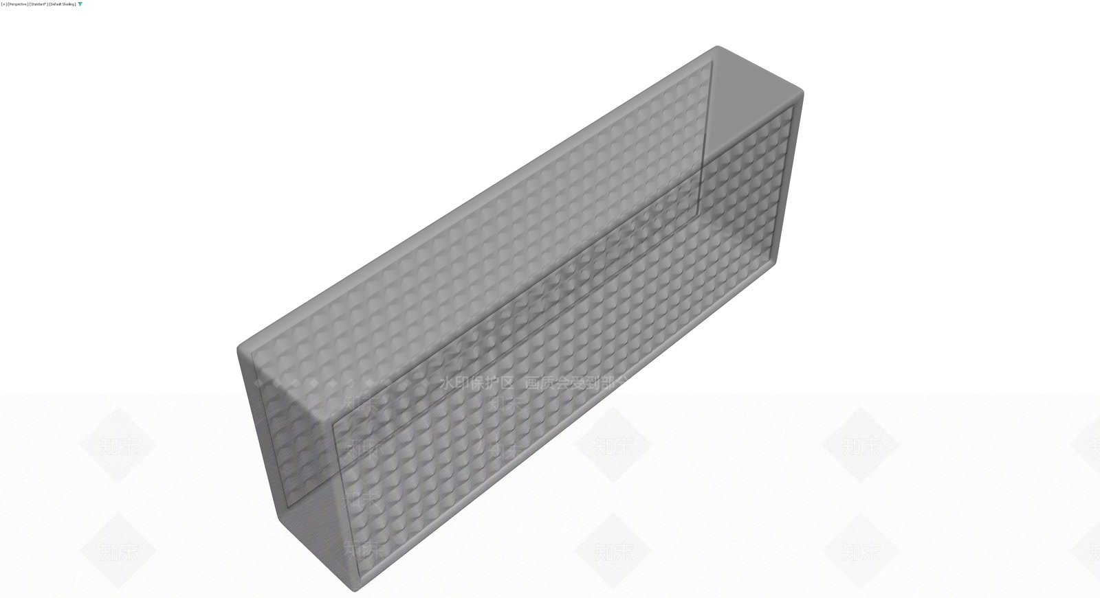 灰色纹理收纳盒/模具3D模型下载【ID:1230117578】