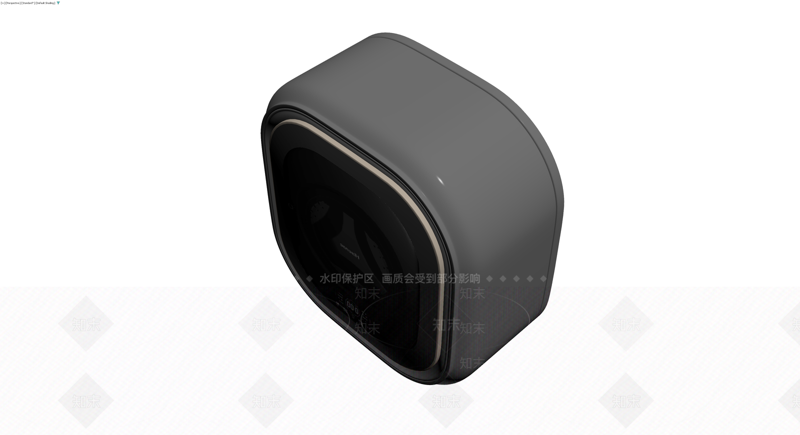 灰色迷你洗衣机3D模型下载【ID:1230663575】