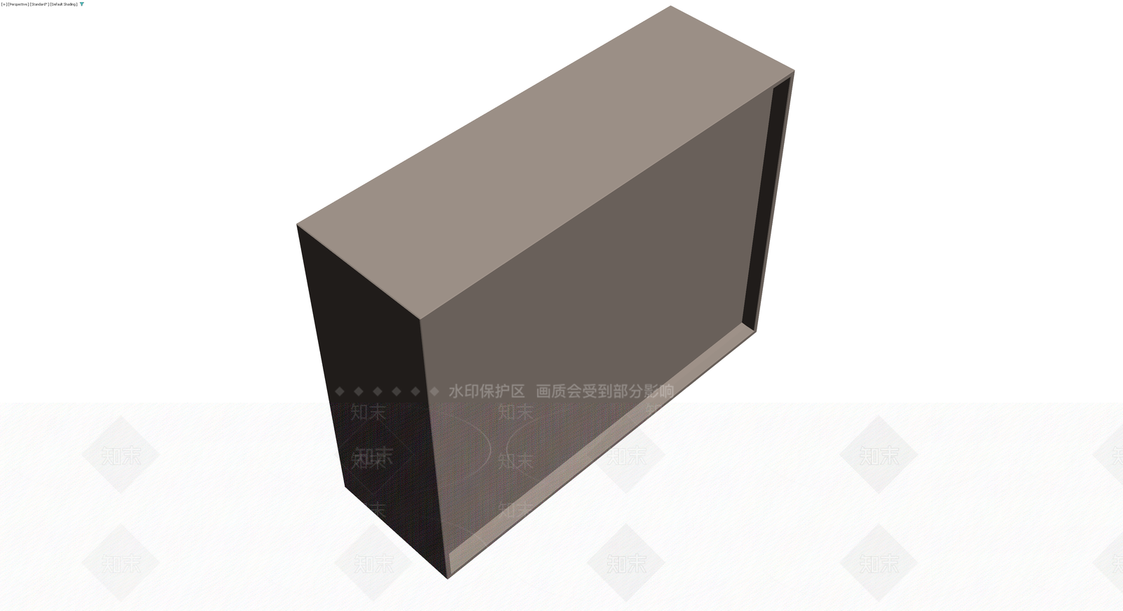 现代双门矮柜3D模型下载【ID:1230140877】