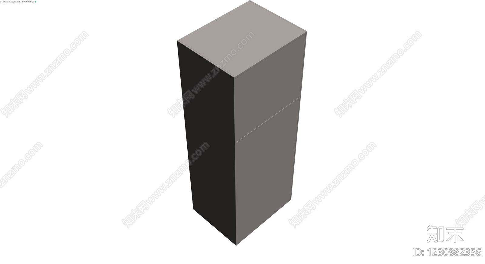 现代风格双门储物柜3D模型下载【ID:1230882356】