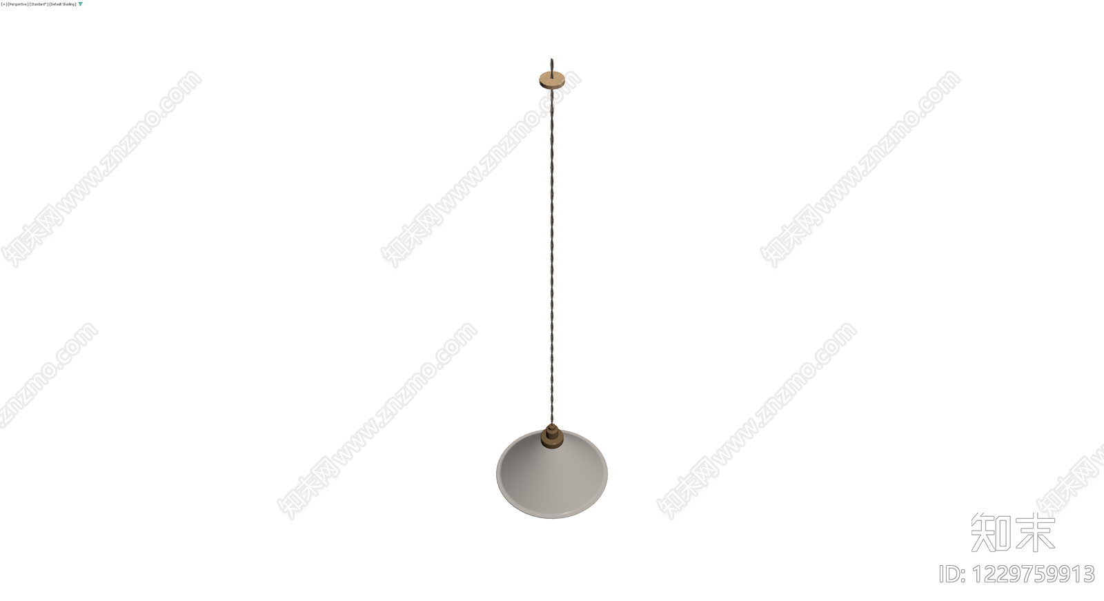 复古工业风吊灯3D模型下载【ID:1229759913】