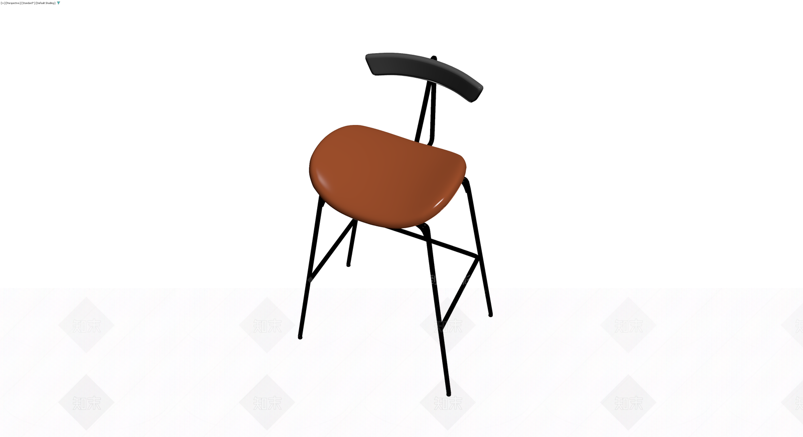现代高脚椅3D模型下载【ID:1230124832】