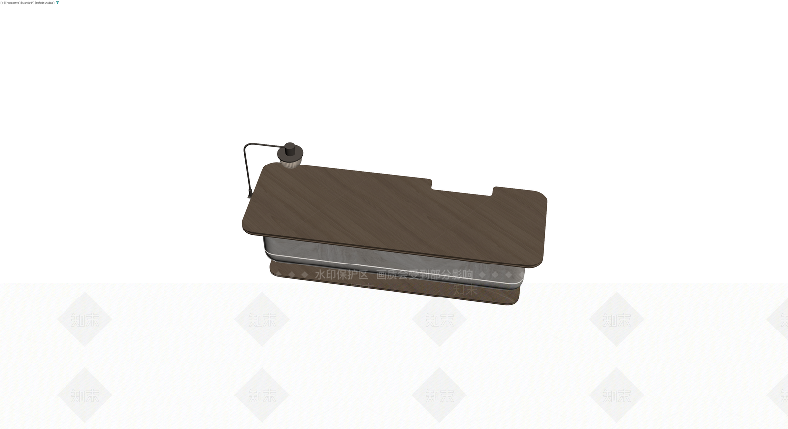 大理石边几带灯3D模型下载【ID:1230397783】