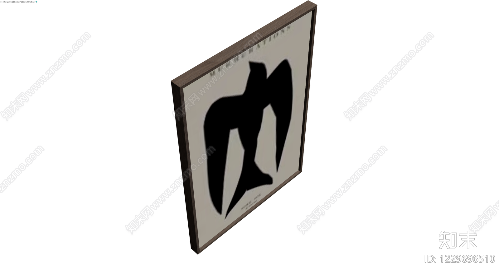 挂画装饰框3D模型下载【ID:1229696510】