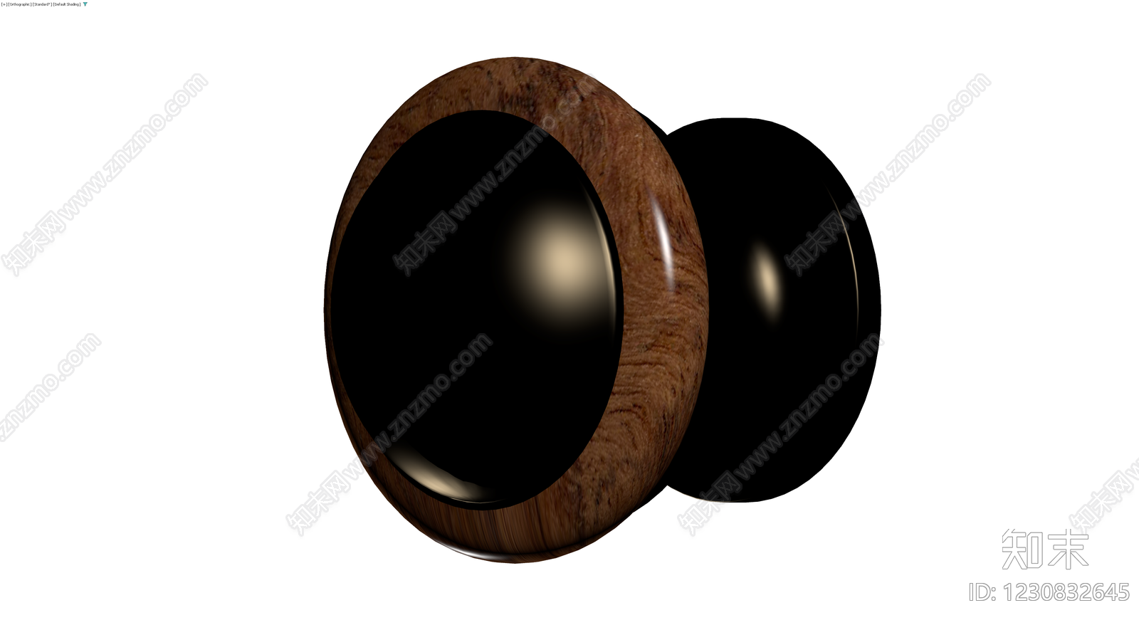 木质哑铃3D模型下载【ID:1230832645】