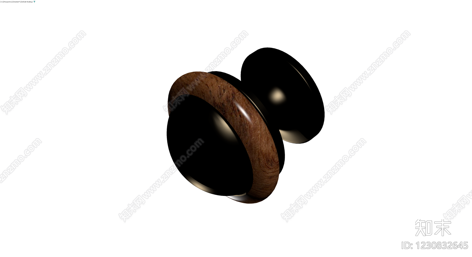 木质哑铃3D模型下载【ID:1230832645】