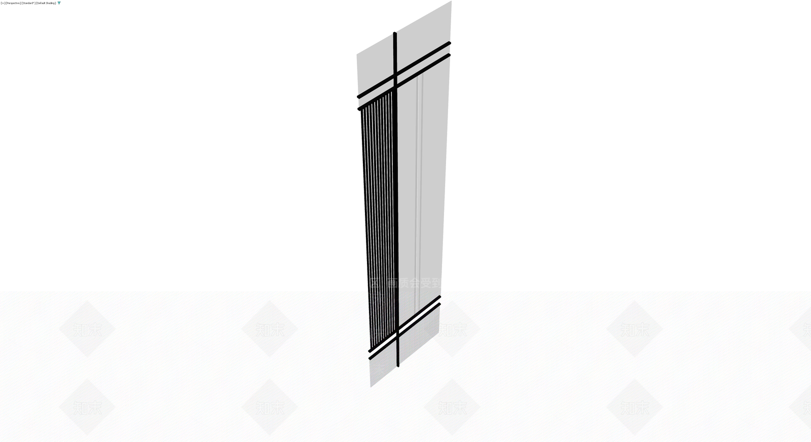 竖条纹装饰隔断3D模型下载【ID:1230103414】