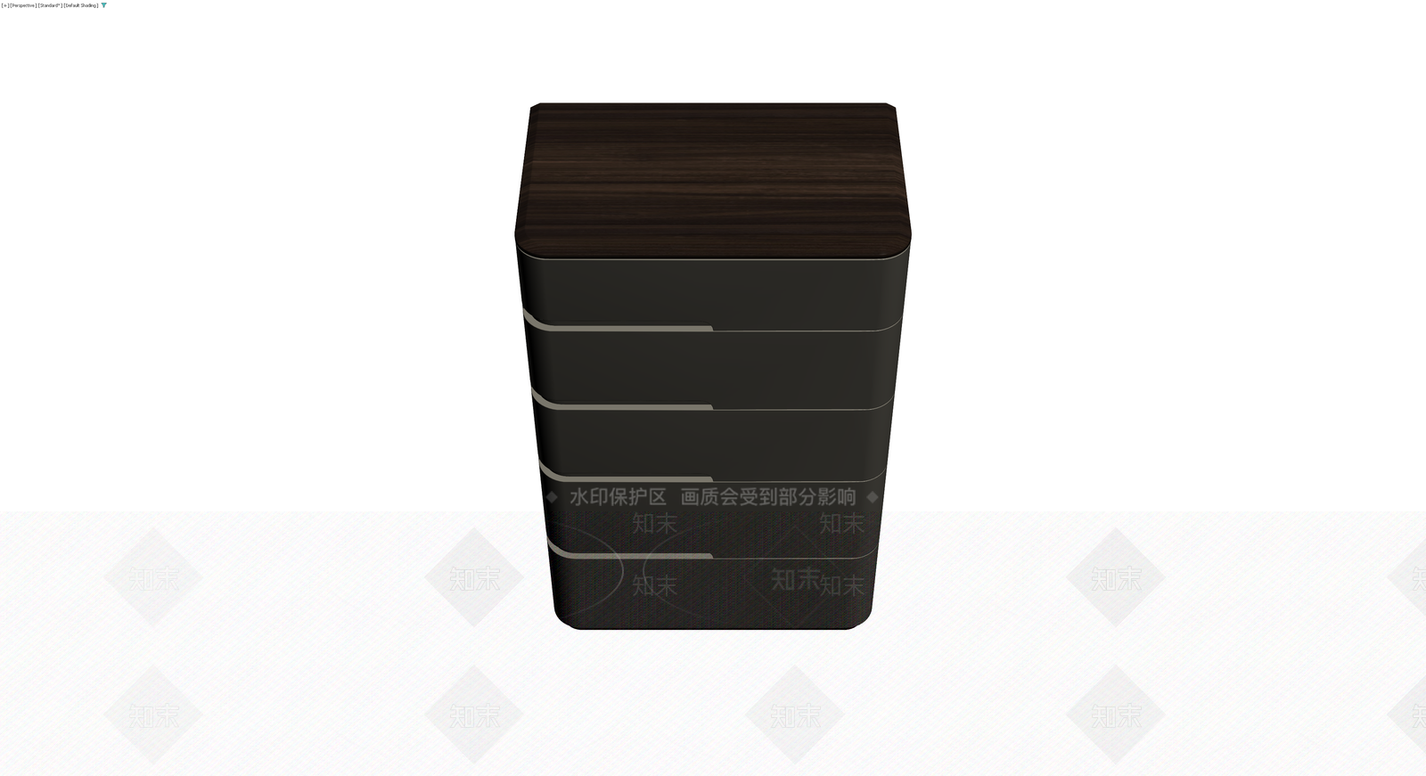 深色木纹四斗柜3D模型下载【ID:1230429847】