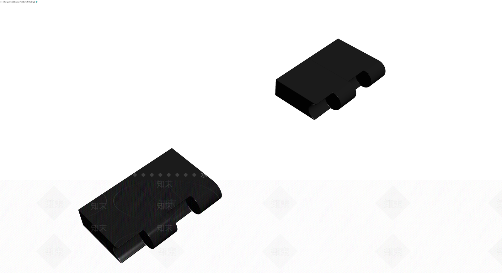 黑色六孔线性灯具3D模型下载【ID:1230597931】