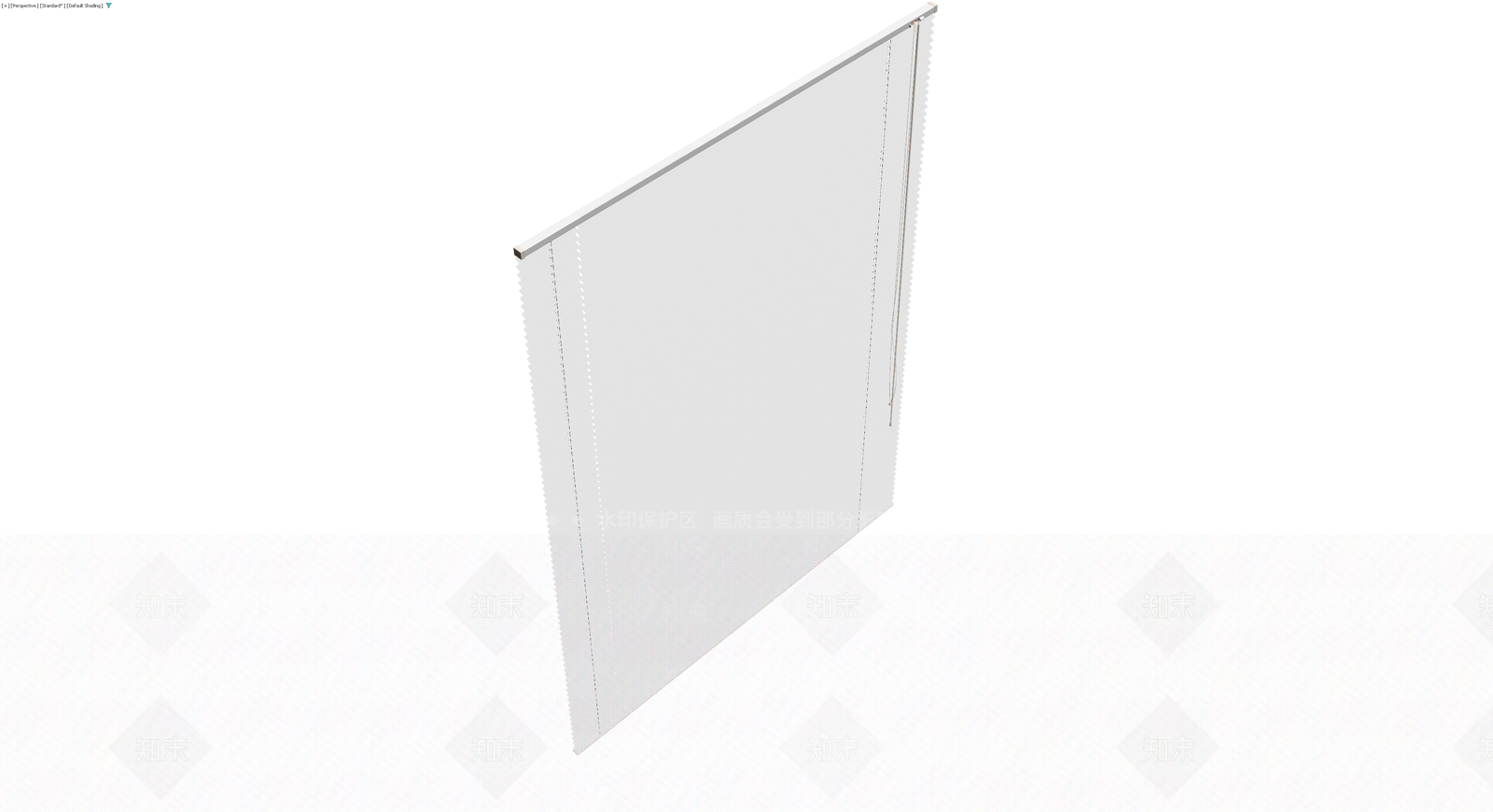 白色百叶窗成品3D模型下载【ID:1230614934】