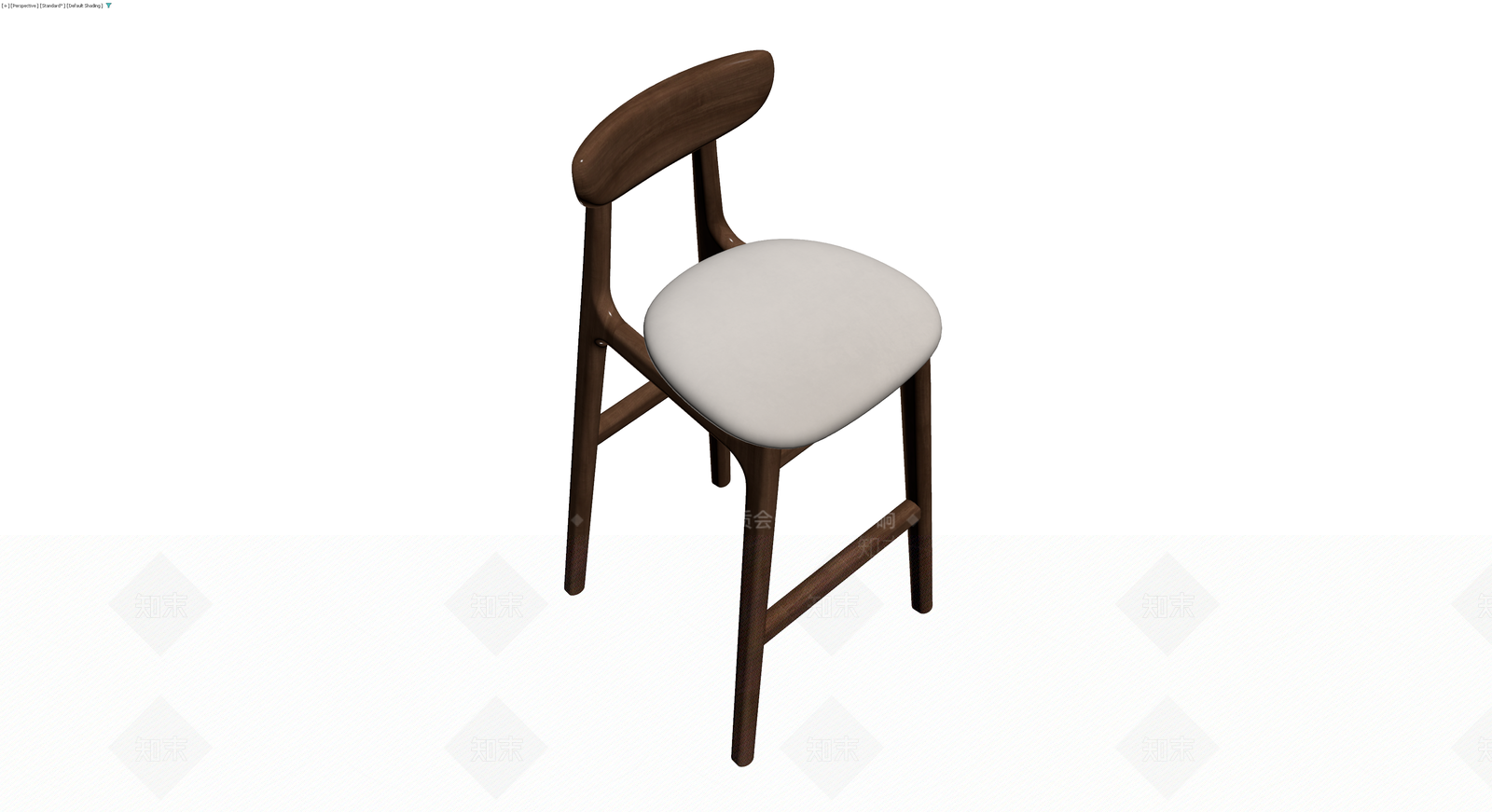 木质高背餐椅3D模型下载【ID:1230426862】