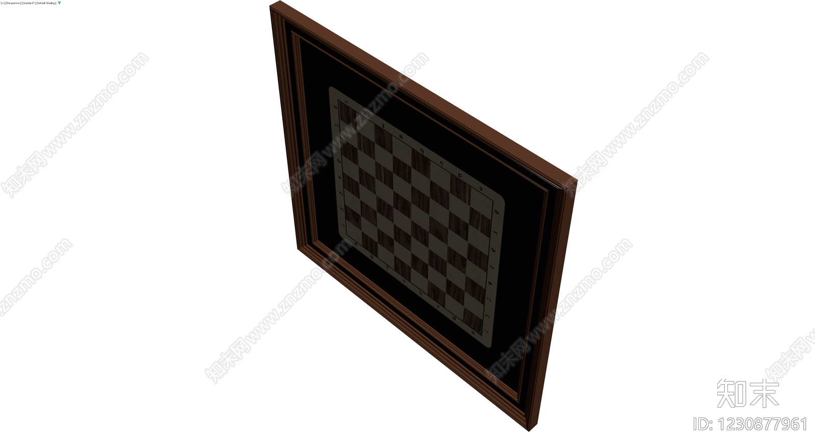 带边框棋盘模型3D模型下载【ID:1230877961】