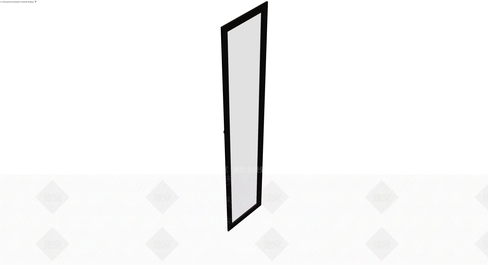 深色框全身穿衣镜3D模型下载【ID:1229612221】
