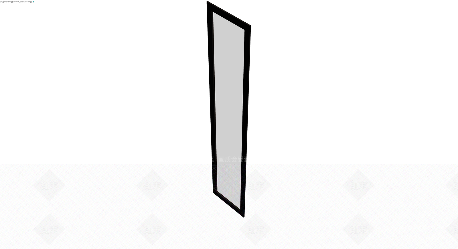 深色框全身穿衣镜3D模型下载【ID:1229612221】