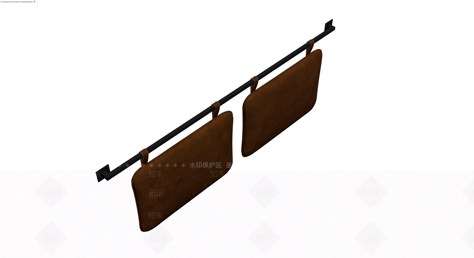 棕色皮革挂饰组合3D模型下载【ID:1230625103】