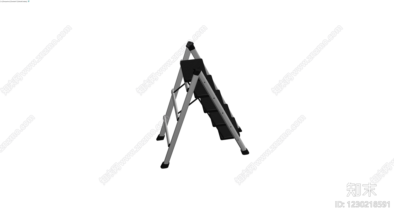 五步折叠梯3D模型下载【ID:1230218591】