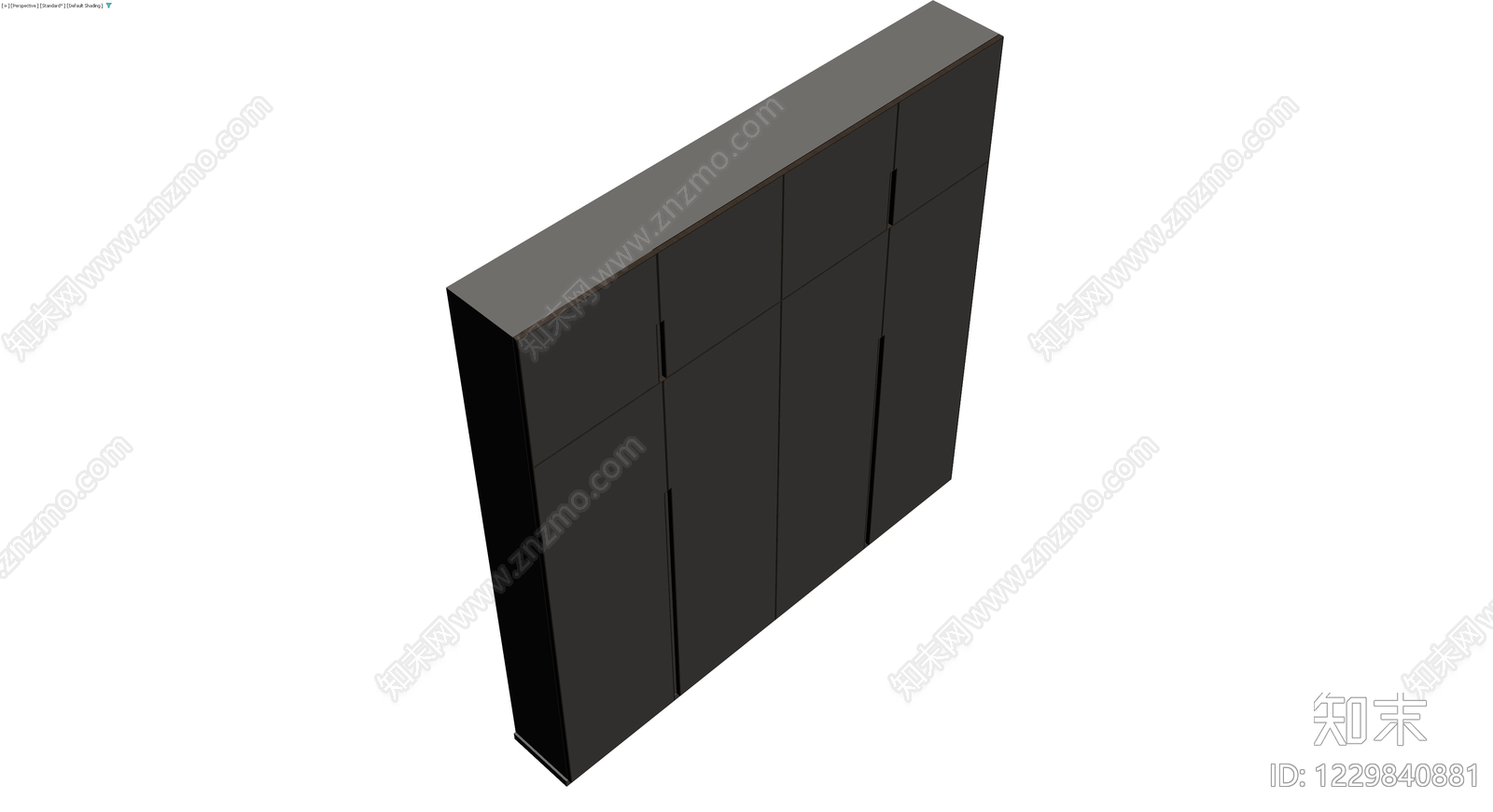 现代风格储物柜3D模型下载【ID:1229840881】