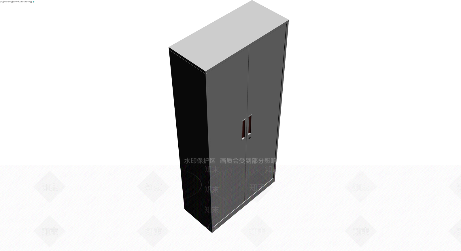 双门金属储物柜3D模型下载【ID:1229645754】