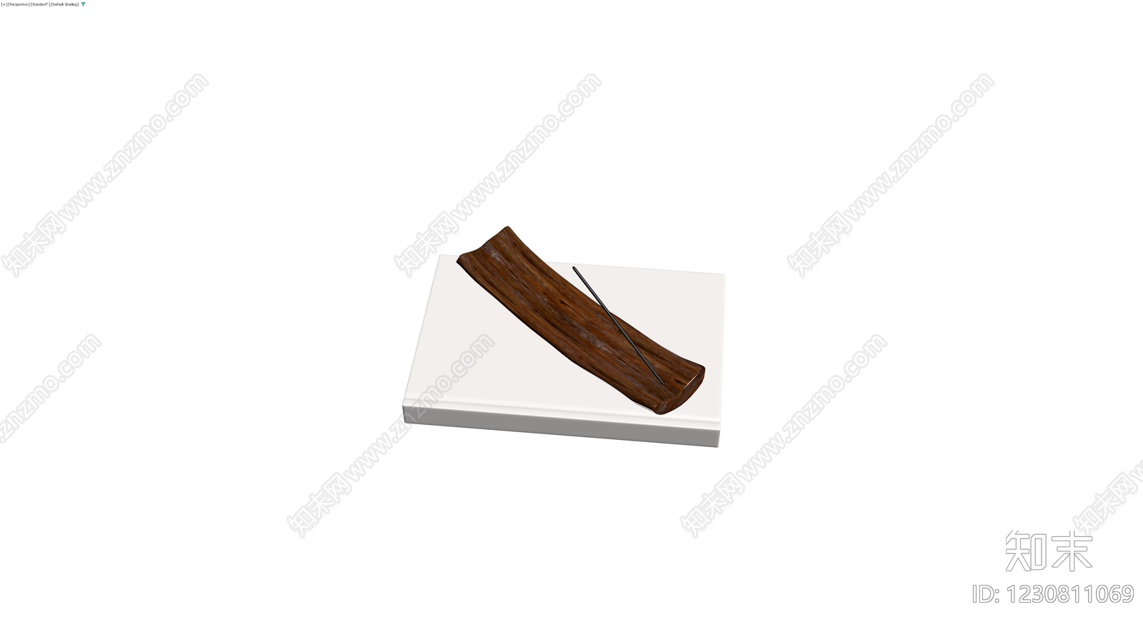 木质香插摆件3D模型下载【ID:1230811069】